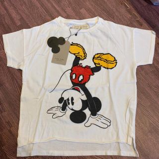 ザラキッズ(ZARA KIDS)の新品　ZARA ミッキー  Tシャツ　120 ザラ(Tシャツ/カットソー)