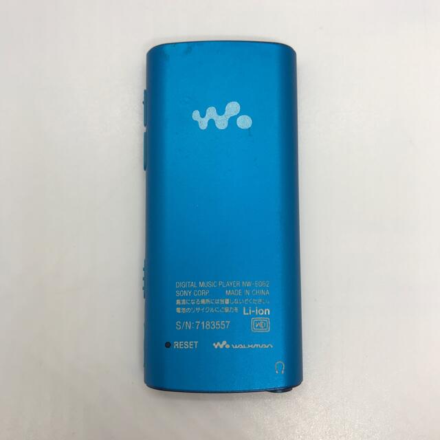 概ね美品 SONY WALKMAN NW-E062 rd14c14tn スマホ/家電/カメラのオーディオ機器(ポータブルプレーヤー)の商品写真