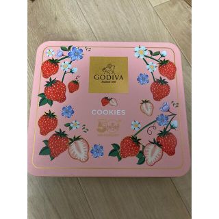 GODIVA 缶(小物入れ)