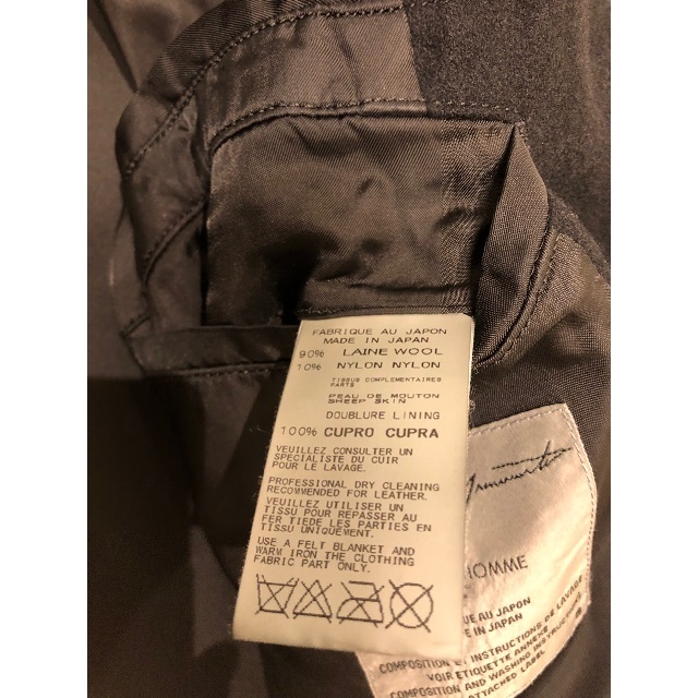 yohjiyamamoto 15aw コレクションコート