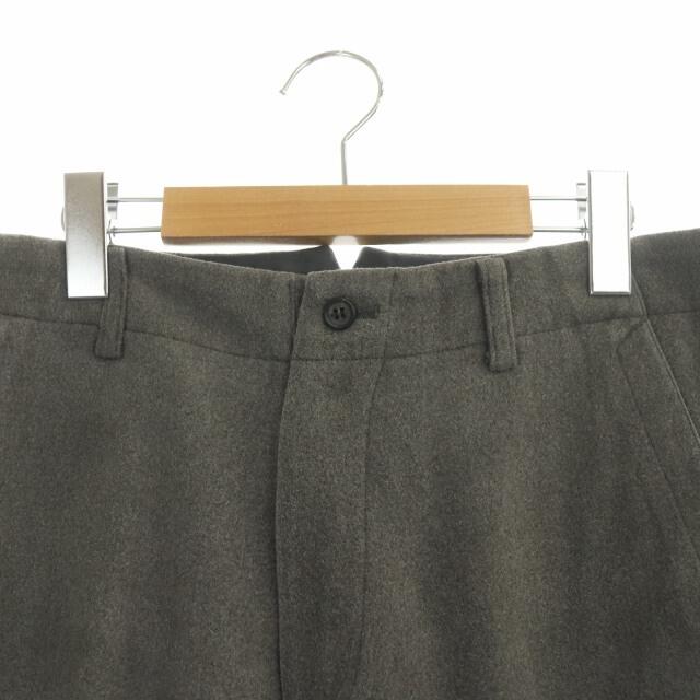 イッセイミヤケ ISSEY MIYAKE パンツ ストレート ウール 3 グレー