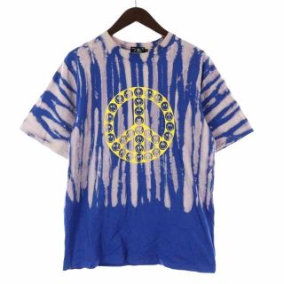 ヒステリックグラマー(HYSTERIC GLAMOUR)のヒステリックグラマー 20SSTシャツ カットソー 半袖 L 青 グレー(Tシャツ/カットソー(半袖/袖なし))