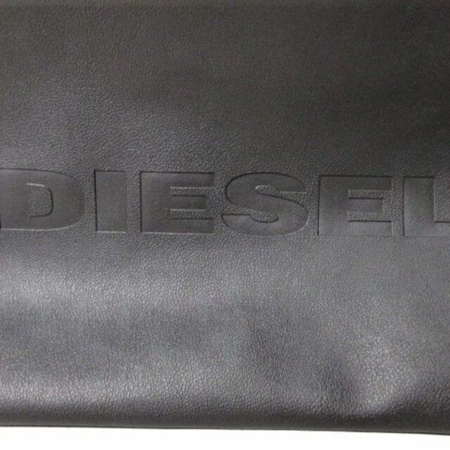 DIESEL(ディーゼル)の☆DIESEL ディーゼル ロゴ クラッチバッグ バッグ☆ブラック メンズのバッグ(セカンドバッグ/クラッチバッグ)の商品写真