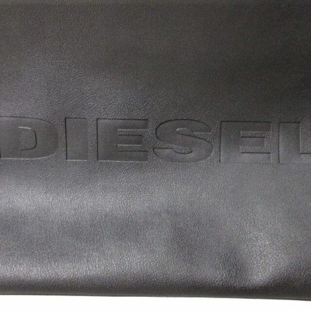 DIESEL ディーゼル クラッチバッグ ポーチ レザー 革 ブラック