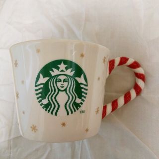 スターバックスコーヒー(Starbucks Coffee)の[新品未使用] スターバックス ホリデー2021 マグキャンディーケーン(グラス/カップ)