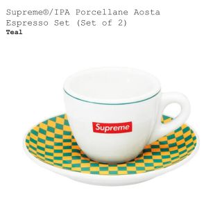 シュプリーム(Supreme)のSupreme IPA Porcellane Aosta EspressoSet(グラス/カップ)