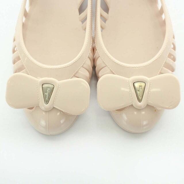 70%OFF!】 フェラガモ ラバーパンプス フラット ピンク レインシューズ