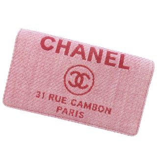 シャネル(CHANEL)のシャネル ドーヴィル 二つ折り長財布 A80051(財布)