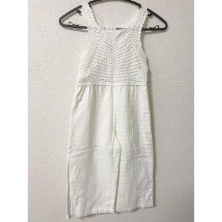 ザラキッズ(ZARA KIDS)のUさま専用【新品未使用】ZARA レースオールインワン size116(パンツ/スパッツ)