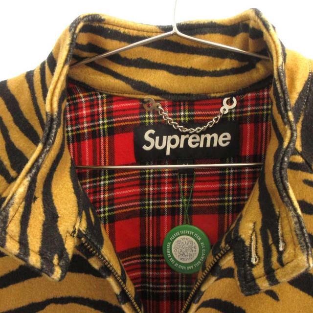 supreme シュプリーム 19aw ウールハリントンタイガージャケット