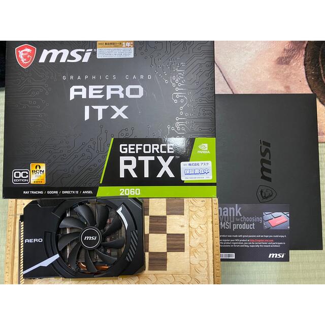 msi rtx2060 aero itx 6gbスマホ/家電/カメラ