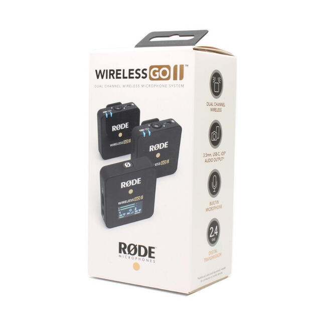 ✨新品未使用❣️RODE wireless GO Ⅱ ワイヤレスゴー | www.jarussi