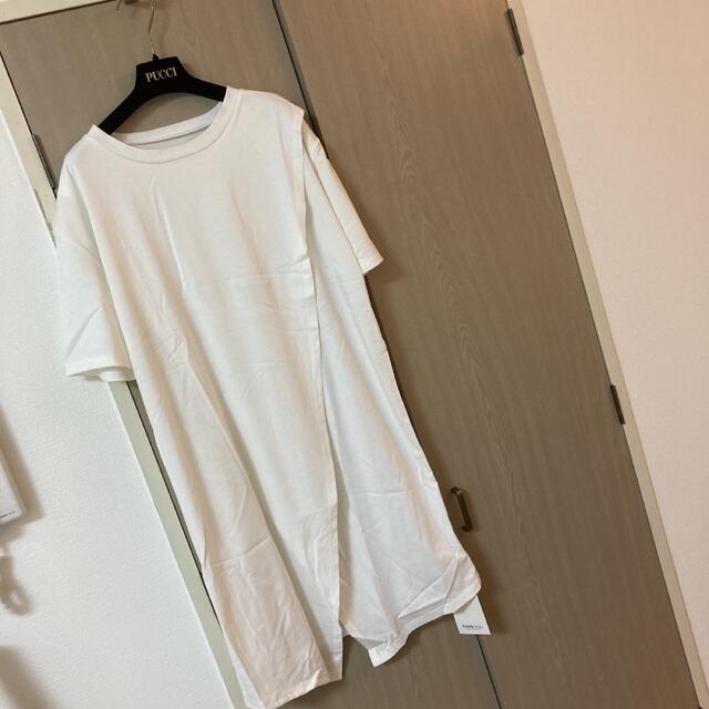 ロングティシャツ新品未使用 レディースのトップス(Tシャツ(半袖/袖なし))の商品写真