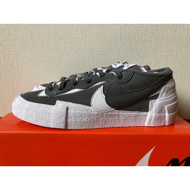 sacai × NIKE BLAZER LOW IRON GREY  26cm