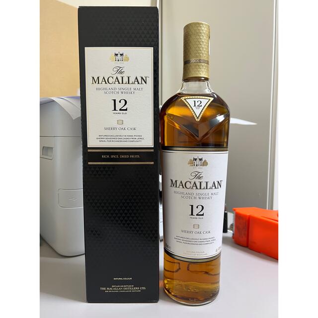 サントリー(サントリー)のMACALLAN 12YEARS マッカラン 12年 スコッチウイスキーシングル 食品/飲料/酒の酒(ウイスキー)の商品写真