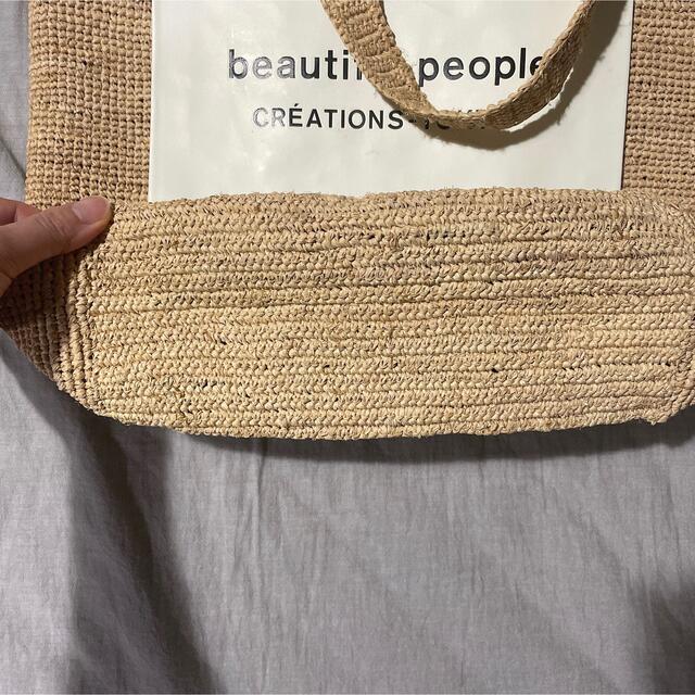 beautiful people(ビューティフルピープル)のbeautiful people  ビューティフルピープル　ラフィア　トート レディースのバッグ(トートバッグ)の商品写真