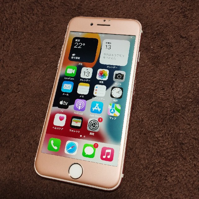 スマホ/家電/カメラ⭐︎used iPhone 7 Rose Gold 128 GB SIMフリー⭐