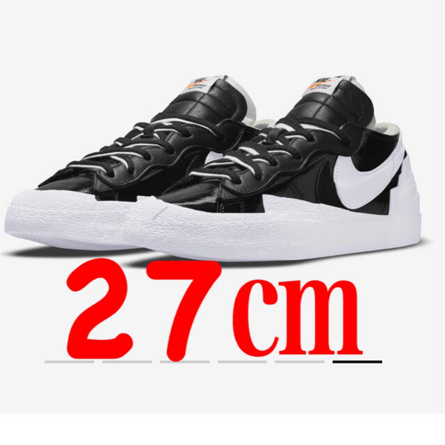 sacai(サカイ)のsacai Nike Blazer Black Patent Leather メンズの靴/シューズ(スニーカー)の商品写真