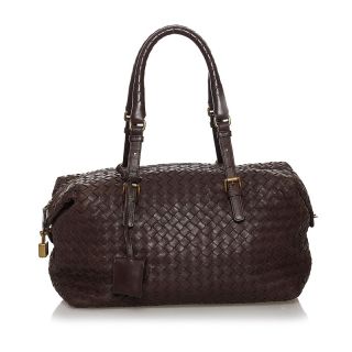 ボッテガヴェネタ(Bottega Veneta)のボッテガヴェネタ イントレチャート ハンドバッグ 173398 レザー レディース BOTTEGAVENETA(ハンドバッグ)