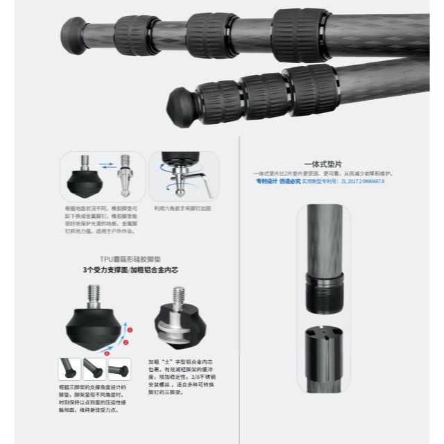 Leofotoレオフォト LS-224C+LH-25R パノラマ雲台 930g スマホ/家電/カメラのカメラ(その他)の商品写真