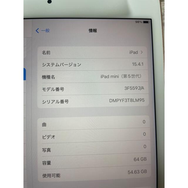 PC/タブレットiPad mini5 64GB WIFI