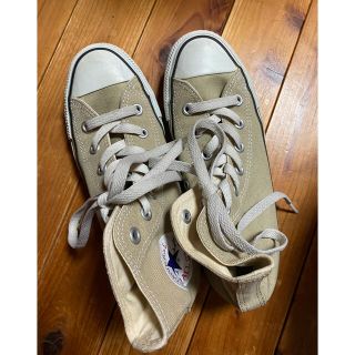 コンバース(CONVERSE)のコンバース　ハイカット　ベージュ(スニーカー)