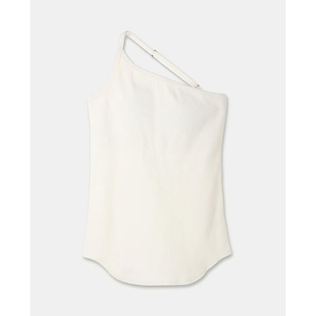 louren one shoulder camisole 完売　ホワイト