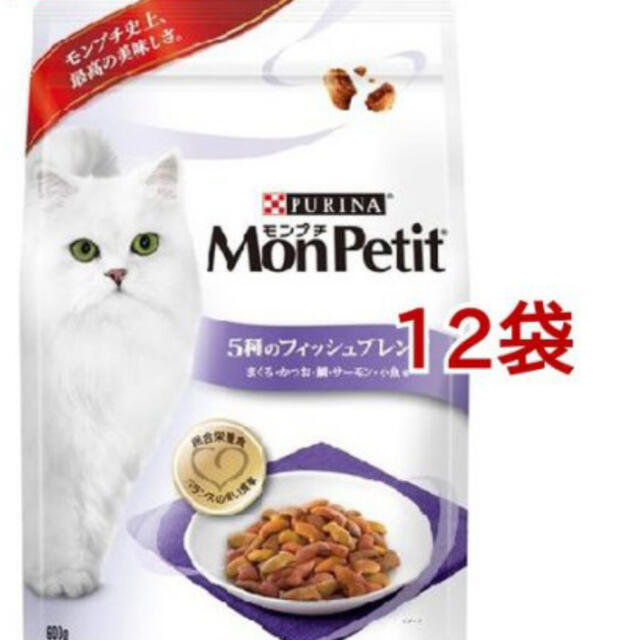 Nestle(ネスレ)のモンプチ　5種のフィッシュブレンド その他のペット用品(猫)の商品写真