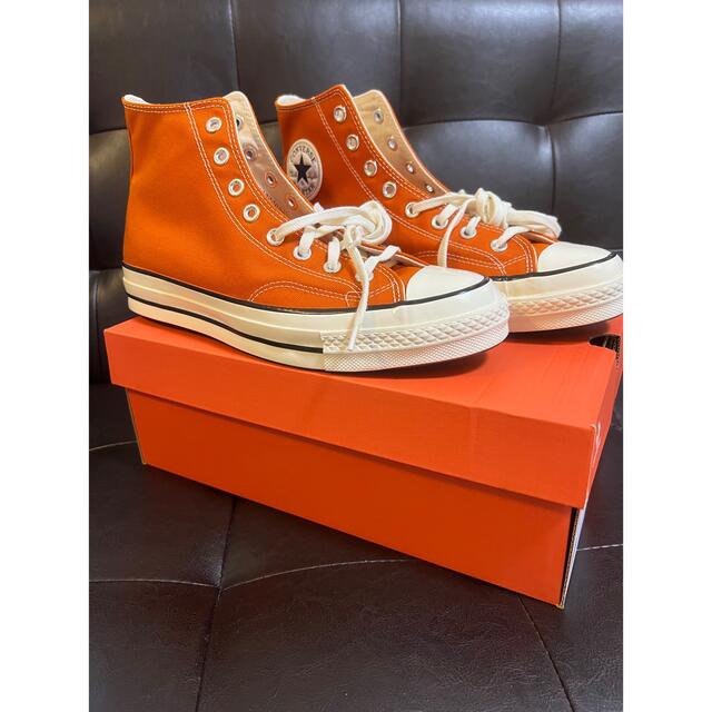 メンズ新品　Converse Orange CT70 Hi コンバース オレンジ