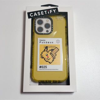 ポケモン(ポケモン)のCASETIFY ポケモン iPhone13pro ケース ピカチュウ 新品(iPhoneケース)