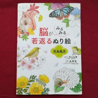 脳がみるみる若返るぬり絵　花鳥風月(アート/エンタメ)