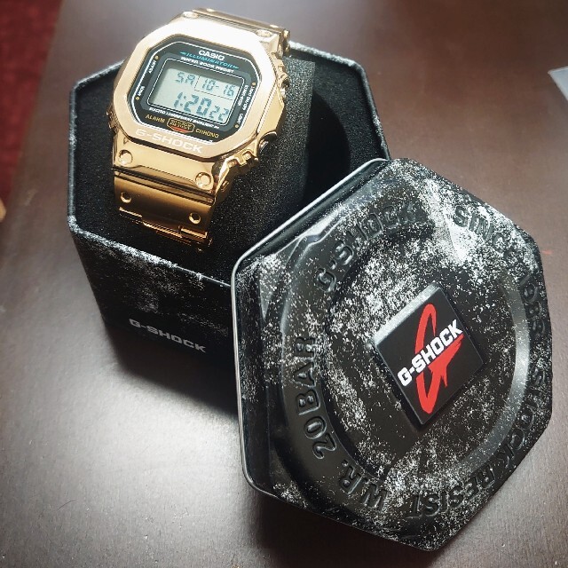 G-SHOCK(ジーショック)のカシオ CASIO G-SHOCK DW-5600E フルメタルカスタム 新品 メンズの時計(金属ベルト)の商品写真