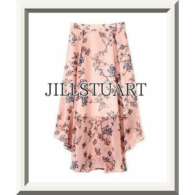 JILLSTUART(ジルスチュアート)の【JILLSTUART】ミーシャイレギュラーヘムスカート☆ピンク系 レディースのスカート(ロングスカート)の商品写真