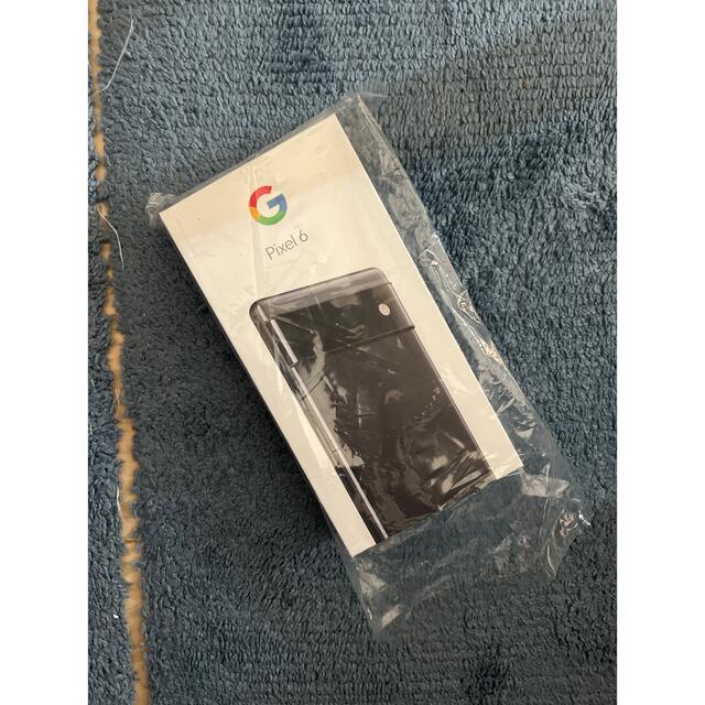 Google Pixel(グーグルピクセル)のGoogle Pixel 6  128 GB SIMフリー ブラック スマホ/家電/カメラのスマートフォン/携帯電話(スマートフォン本体)の商品写真