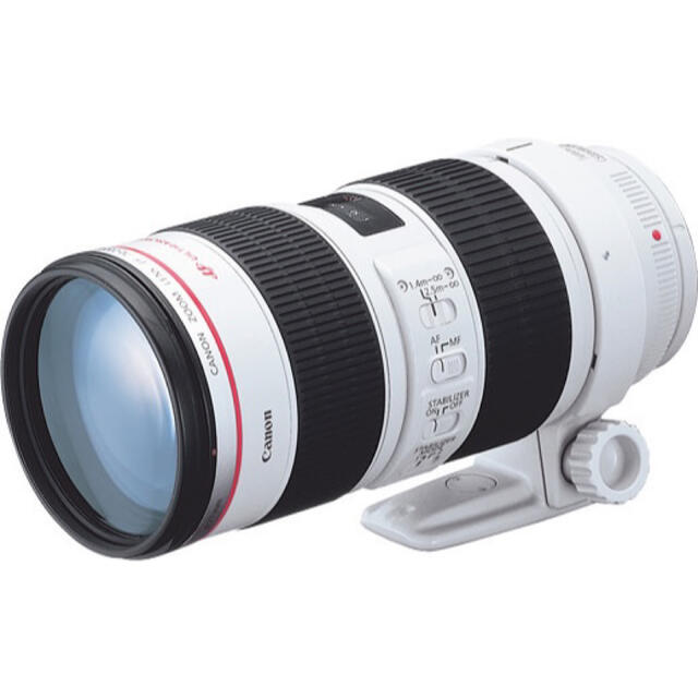 雑誌で紹介された Lレンズ EF Canon 70-200mm USM IS F2.8L レンズ