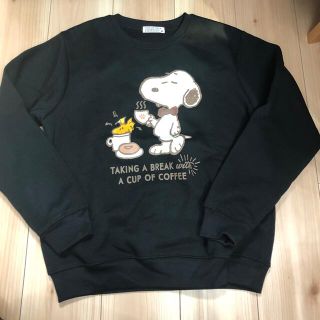 スヌーピー(SNOOPY)のスヌーピー 裏起毛 スウェット M 5月中旬までの出品(トレーナー/スウェット)