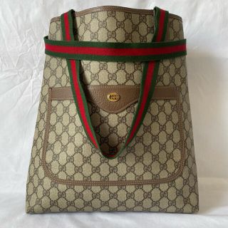 グッチ(Gucci)のGUCCI オールドグッチ トートバッグ シェリー インターロッキング PVC(トートバッグ)