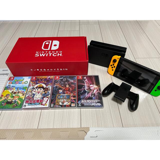 【叩き売り】Switch本体+カセットセット　値下げ不可バラ売り不可