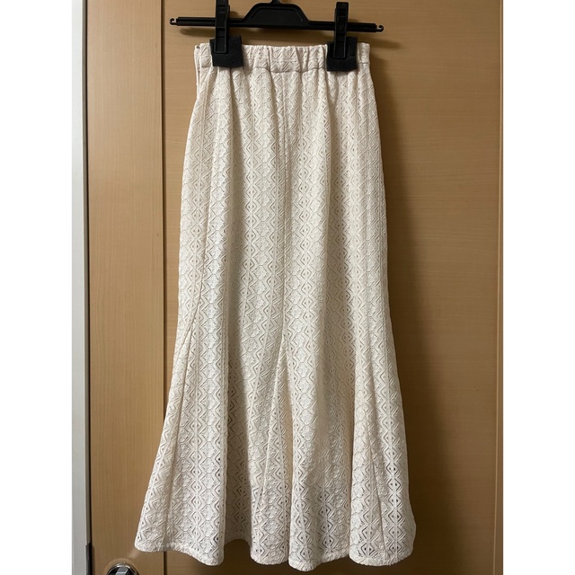 COHINA(コヒナ)の【ピグ様専用】cohina レースマーメイドスカート アイボリー XS レディースのスカート(ロングスカート)の商品写真