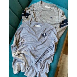 アバクロンビーアンドフィッチ(Abercrombie&Fitch)のアバクロンビーキッズ　13/14  ロンT 2枚セット(Tシャツ/カットソー)