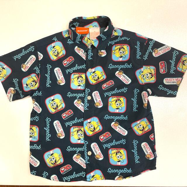 スポンジボブ　kidsシャツ キッズ/ベビー/マタニティのキッズ服男の子用(90cm~)(ブラウス)の商品写真