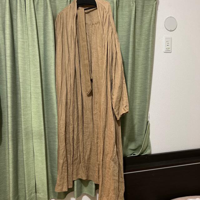 TODAYFUL(トゥデイフル)のtodayful Linen Gather Gown"リネンギャザーガウン レディースのジャケット/アウター(ミリタリージャケット)の商品写真