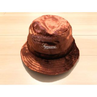 シュプリーム(Supreme)のシュプリーム　Crushed Velvet Crusher M/L(ハット)