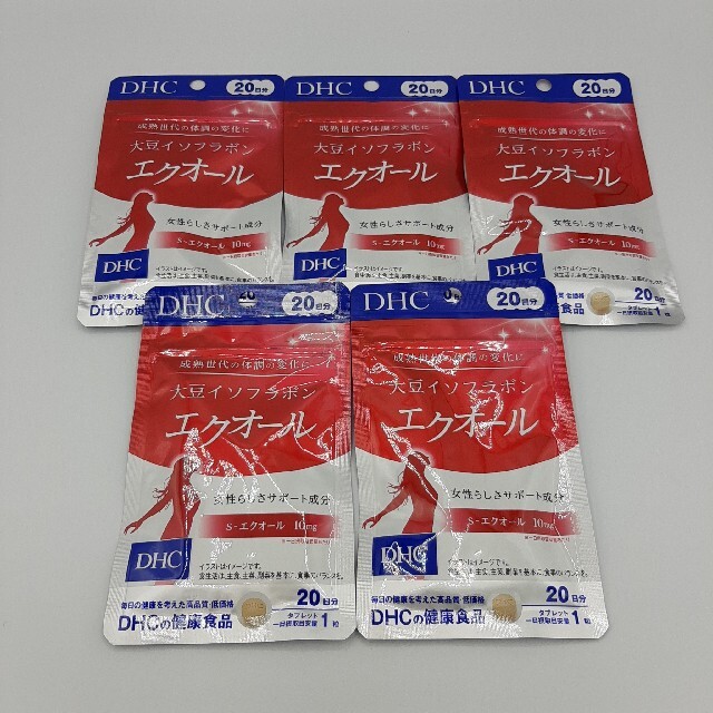 食品/飲料/酒DHC エクオール　20日分×5袋