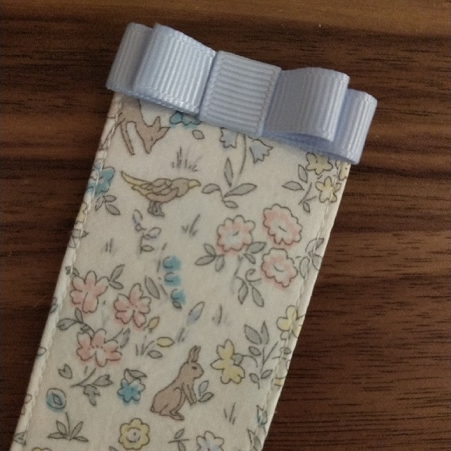 しおり ブックマーカー❁メドウテイルズ リバティプリント使用 ...