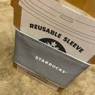 スターバックスコーヒー(Starbucks Coffee)の☆リサイクルポリエステルスリーブライトグレー☆(その他)