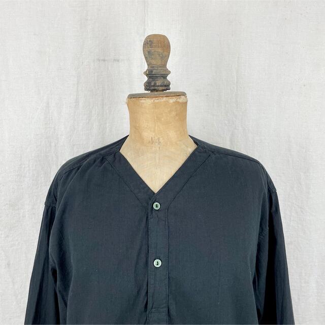 夏用54 染黒 ロシア軍スリーピングシャツ スリーピングシャツ 薄手 m47 メンズのトップス(Tシャツ/カットソー(七分/長袖))の商品写真