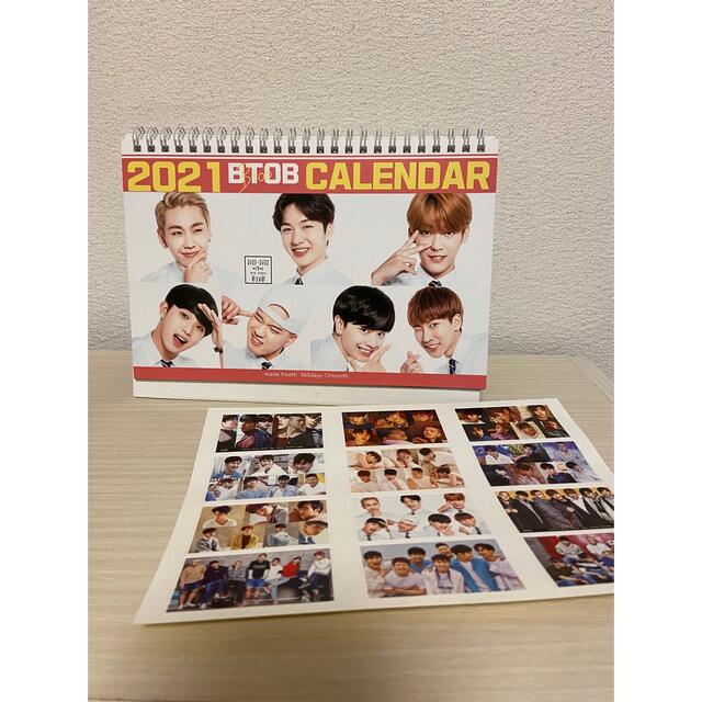 BTOB(ビートゥービー)のBTOB 2021年卓上カレンダー エンタメ/ホビーのタレントグッズ(アイドルグッズ)の商品写真