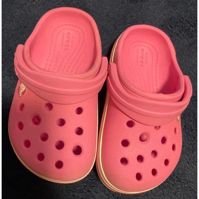 crocs(クロックス)のクロックス　クロックバンド　kids キッズ/ベビー/マタニティのベビー靴/シューズ(~14cm)(サンダル)の商品写真