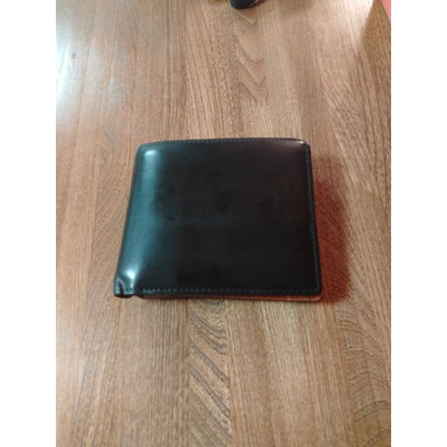 良質 土屋鞄製造所 黒 コードバン 土屋鞄 二つ折り財布 折り財布 Www Ayacouture Co Uk